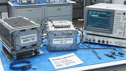 Defense aerospace radar and avionics test